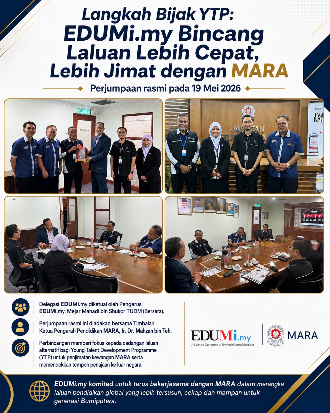 EDUMi.my Buka Langkah Besar Bersama MARA: Laluan YTP Lebih Cepat, Lebih Jimat, Lebih Global