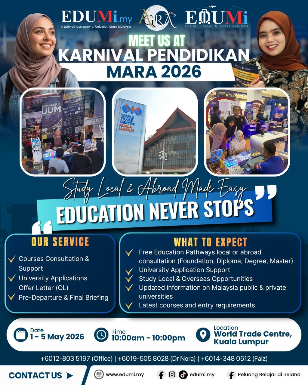 MARA 2026: Datang Sini, Settle Plan Study Anda