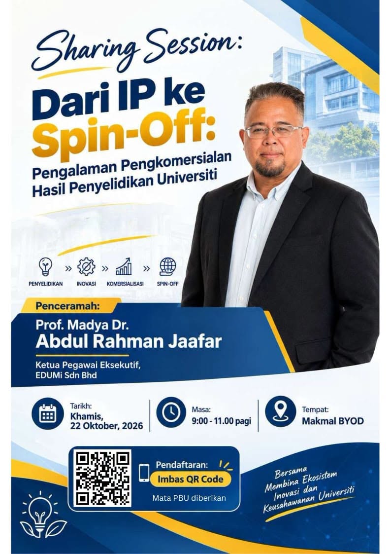 Knowledge-Sharing Session: From Intellectual Property to University Spin-Off